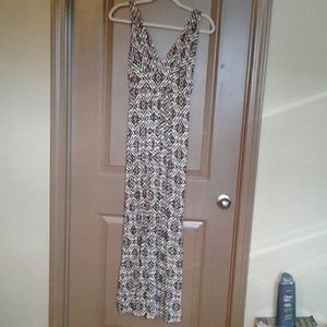 TART Animal Print Maxi Dress with V-Neck